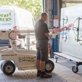 Einblicke vor Ort Glaserei Segbers in Gronau